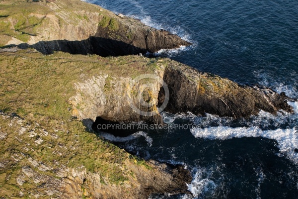 Photo aérienne de la Pointe de Tal ar Grip