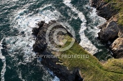 Photo aérienne de la Pointe de Trefeuntec, Finistère