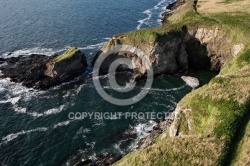 Photo aérienne de la Pointe de Trefeuntec, Finistère