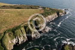 Photo aérienne de la Pointe de Trefeuntec, Finistère Photo aérienne de la Pointe de Trefeuntec, Finistère