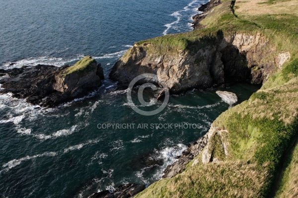 Photo aérienne de la Pointe de Trefeuntec, Finistère