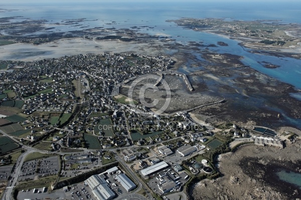 Photo aérienne de Roscoff , Finistere