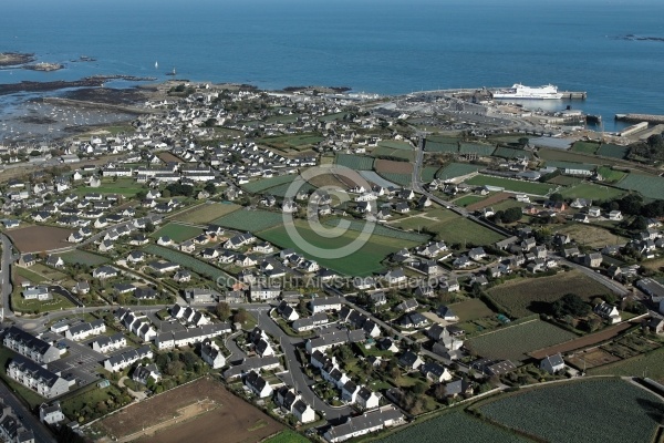 Photo aérienne de Roscoff ,Finistere