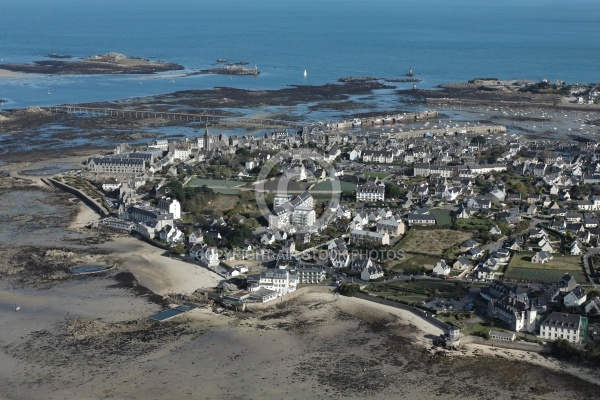 Photo aérienne de Roscoff ,Finistere