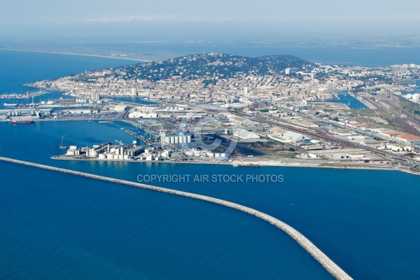 Photo aérienne de sète