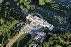 Photo aérienne du chateau de Ménars 41