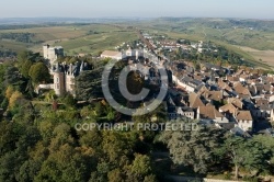Photo aérienne du Château de Sancerre