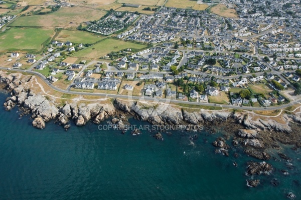 Photo aérienne du Croisic côte sauvage