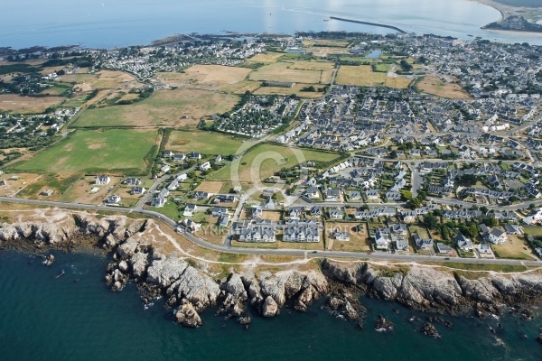 Photo aérienne du Croisic côte sauvage