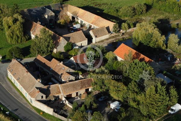 Photo aérienne ferme de Liphard , Dourdan 91