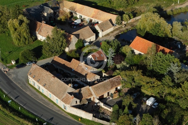 Photo aérienne ferme de Liphard , Dourdan 91