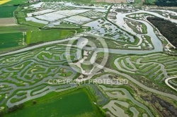 Photo aérienne Marais du Veillon , Vendée