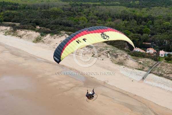 Photo aérienne paramoteur Vendée Jard-sur-mer