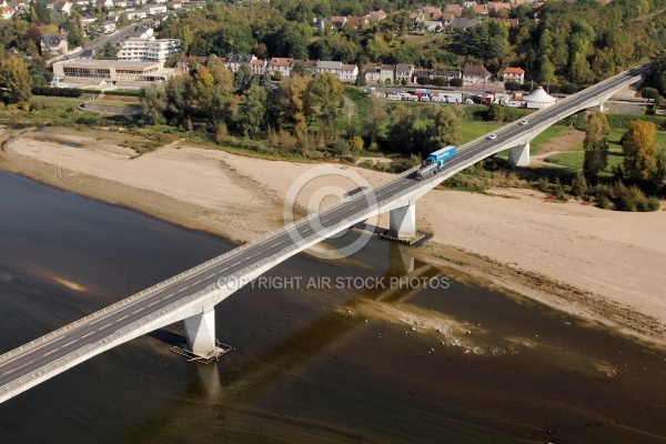Photo aérienne pont  Gien - Chantemerle