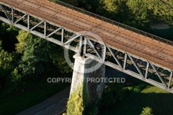 Photo aérienne pont chemin de fer à  Sancerre