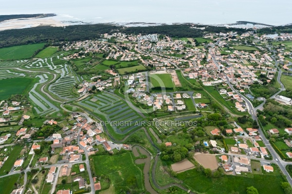 Photo aérienne port Bourgenay, Talmont-Saint-Hilaire