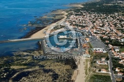 photo aérienne port de la Cotinière