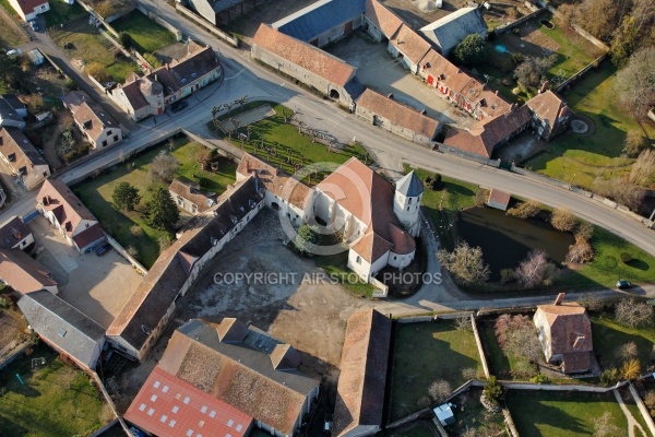 Photo aérienne église Orsonville 78