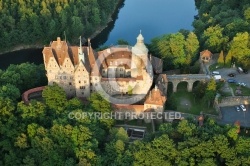 Photo aérienne Czocha - zamek, château en Pologne
