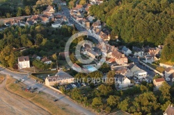 Photographie aérienne de Chaumont-sur-Loire