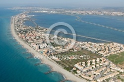 Photographie aérienne de Frontignan