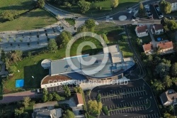 Piscine de Dourdan vu du ciel,  91410