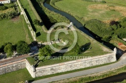 Place forte de Brouage vue du ciel