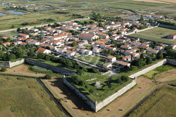 Place forte de Brouage vue du ciel