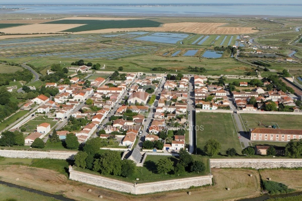 Place forte de Brouage vue du ciel