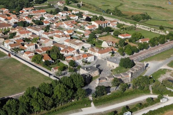 Place forte de Brouage vue du ciel