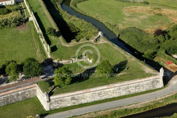 Place forte de Brouage vue du ciel