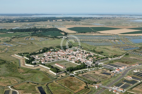 Place forte de Brouage vue du ciel