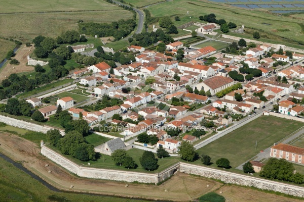 Place forte de Brouage vue du ciel