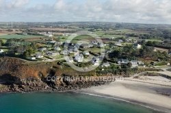 Plage d Illien, Ploumoguer vue du ciel