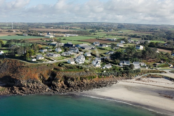 Plage d Illien, Ploumoguer vue du ciel