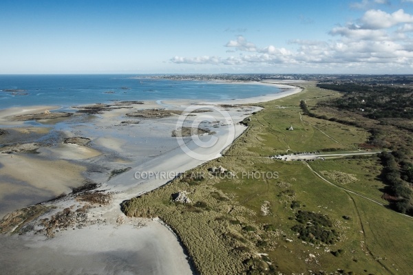 Plage de Keremma , Le Finistere vu du ciel