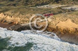 Plage de Sauveterre, Olonne-sur-Mer vue du ciel