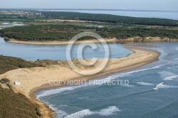 Plage du veillon et estuaire du payré, Vendée 85