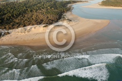 Plage du Veillon, Talmont-Saint-Hilaire vue du ciel