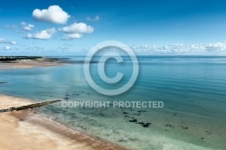 Plage et ciel bleu île d Oléron