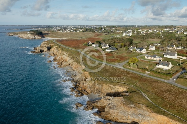 Plouarzel  , Finistère vue du ciel