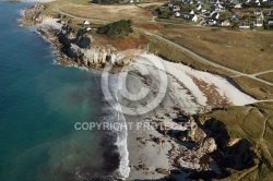 Plouarzel , Bretagne Finistère vue du ciel