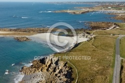 Plouarzel , Bretagne Finistère vue du ciel