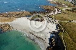 Plouarzel , Bretagne Finistère vue du ciel