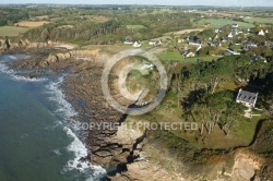 Plougonvelin, Bretagne Finistère vue du ciel