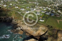 Plougonvelin, Bretagne Finistère vue du ciel