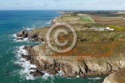 Plougonvelin, Bretagne Finistère vue du ciel