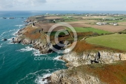 Plougonvelin, Bretagne Finistère vue du ciel