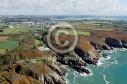 Plougonvelin, Bretagne Finistère vue du ciel