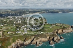 Plougonvelin, Bretagne Finistère vue du ciel Plougonvelin, Bretagne Finistère vue du ciel